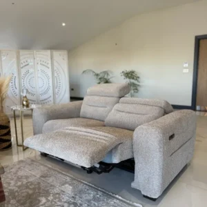Tokyo Electric Recliner Beige 2 Seater - Image 4