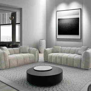 Venice 3+1+1 Sofa Set Beige - Image 1