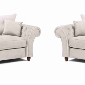 Windsor Fullback Sofa Stone 3+1+1 Set - Image 5