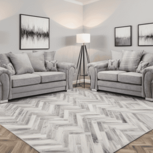 Verona Grey Scatterback Sofa 3+2 Set - Image 1