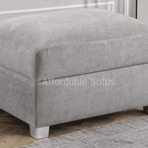 Verona Grey Fullback Footstool - Image 1