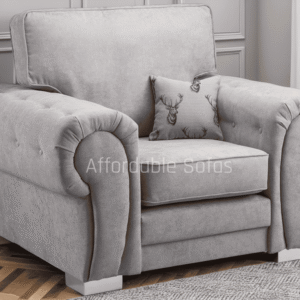 Verona Grey Scatterback Armchair - Image 1