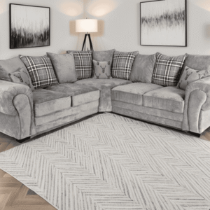 Verona Scatterback Sofa Medium Grey Large Corner - Image 1