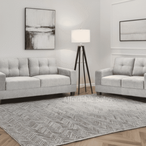 Jerry Grey Fabric Sofa 3+2 Set - Image 1
