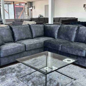 Serena Sofa Range Large Corner Sofa Grey - Image 5