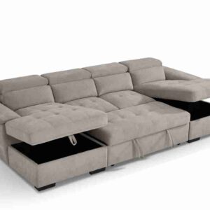 Alaya Sofabed Beige U Shape Corner - Image 4