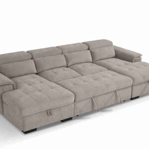 Alaya Sofabed Beige U Shape Corner - Image 3