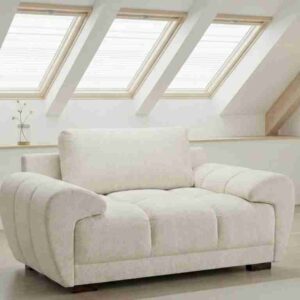 Azzuro Sofa Cream Armchair - Image 1