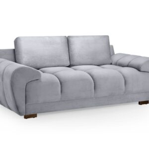Azzuro Grey 3 Seater Grey - Image 6