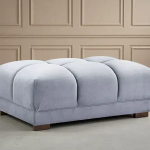 Azzuro Sofa Grey Footstool - Image 1