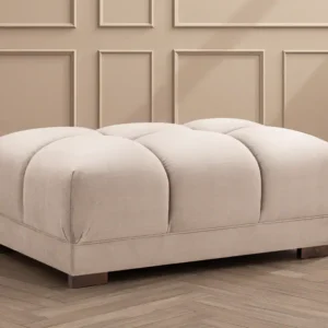 Azzuro Sofa Mocha Footstool - Image 1