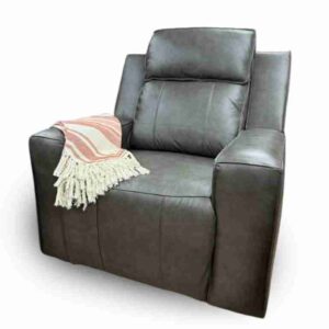 Barcelona  Electric Recliner Grey Armchair - Image 1
