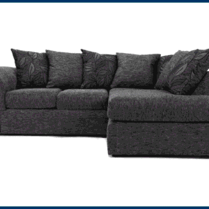 Byron Black Fabric Dundee 2-Seater Sofa - Image 16