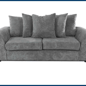 Byron Grey Cord 2-Seater Sofa - Image 4