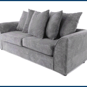 Byron Grey Cord 2-Seater Sofa - Image 2