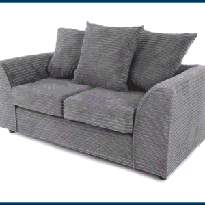Byron Grey Cord 2-Seater Sofa - Image 3