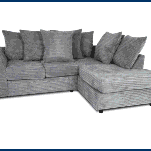 Byron Grey Cord 2-Seater Sofa - Image 11