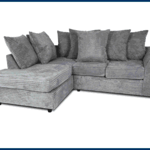 Byron Grey Cord 2-Seater Sofa - Image 12
