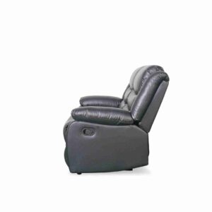 Conrad Manual Recliner Armchair Black - Image 7