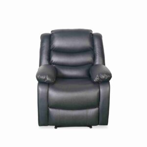 Conrad Manual Recliner Armchair Black - Image 3
