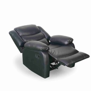 Conrad Manual Recliner Armchair Black - Image 8
