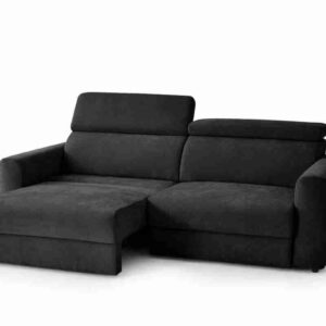 Dakota 3 Seater Electric Sofabed Black - Image 2
