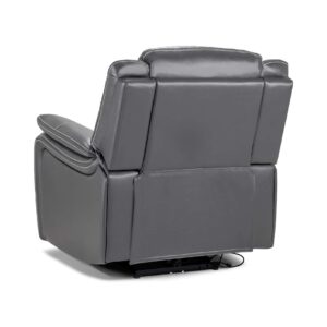 Galaxy Tech Electric Recliner Sofa Grey 3+2+1 - Image 19