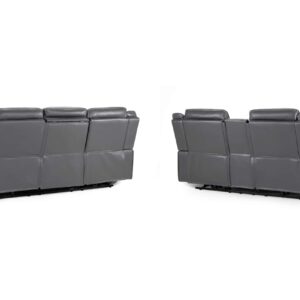 Galaxy Tech Electric Recliner Sofa Grey 3+2+1 - Image 2