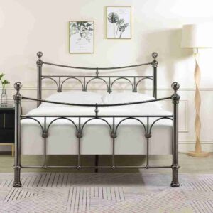 Gamma Bed Frame Double Antique Nickel - Image 5
