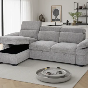 Hudson Sofabed Grey Universal Corner - Image 2