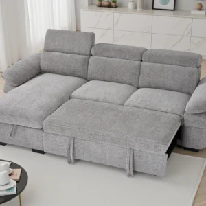 Hudson Sofabed Grey Universal Corner - Image 3