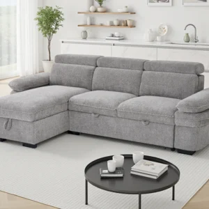 Hudson Sofabed Grey Universal Corner - Image 1