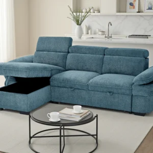 Hudson Sofabed Blue Universal Corner - Image 2