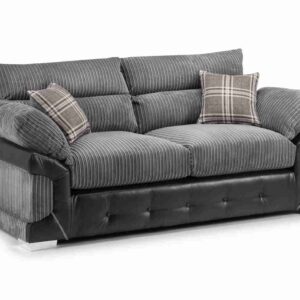 Logan Black/Grey Swivel Chair - Image 9