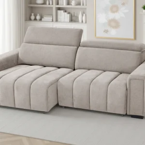 Molly Electric Sofabed Beige 3 Seater - Image 6