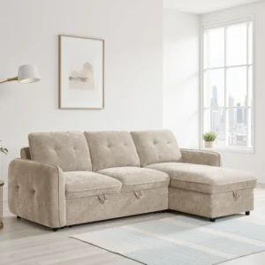 Moscow Sofabed Beige Universal Corner - Image 1