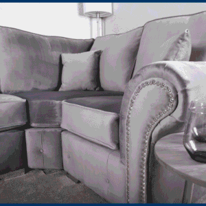 Oakland Plush Grey 1C2 or 2C1 Corner Sofa - Image 2