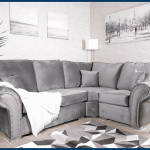 Oakland Plush Grey Large Corner Sofa - Image 16