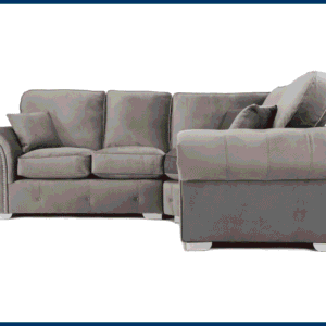 Oakland Plush Grey 1C2 or 2C1 Corner Sofa - Image 4