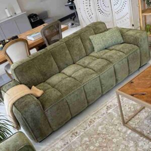 Paris Sofa Olive 3+2 Seater - Image 3