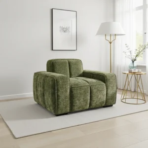 Paris Sofa Olive 3+2 Seater - Image 5