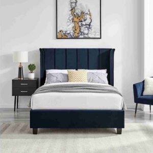 Polaris Bed Frame Blue Double - Image 6