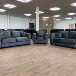 Serena Sofa Range 2 Seater Black - Image 9