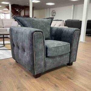 Serena Sofa Range 2 Seater Black - Image 8