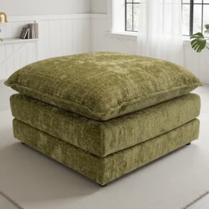 Solaya Footstool Green - Image 1