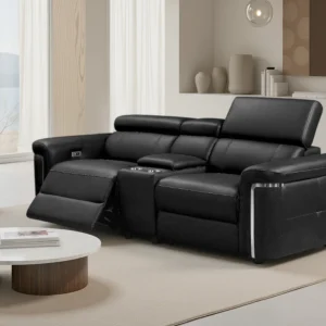 Somerville Electric Recliner Sofa Tan Armchair - Image 6
