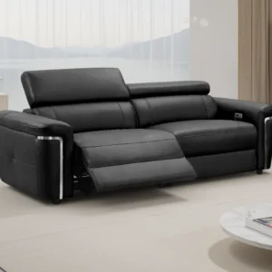 Somerville Electric Recliner Sofa Tan Armchair - Image 7