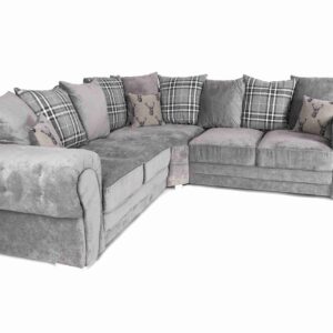Verona Scatterback Sofa Medium Grey Large Corner - Image 2