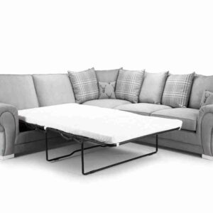 Verona Alaska Silver Scatterback Large Corner Sofa Bed - Image 2