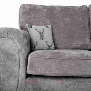 Verona Fullback Sofa Medium Grey Large Corner - Image 2